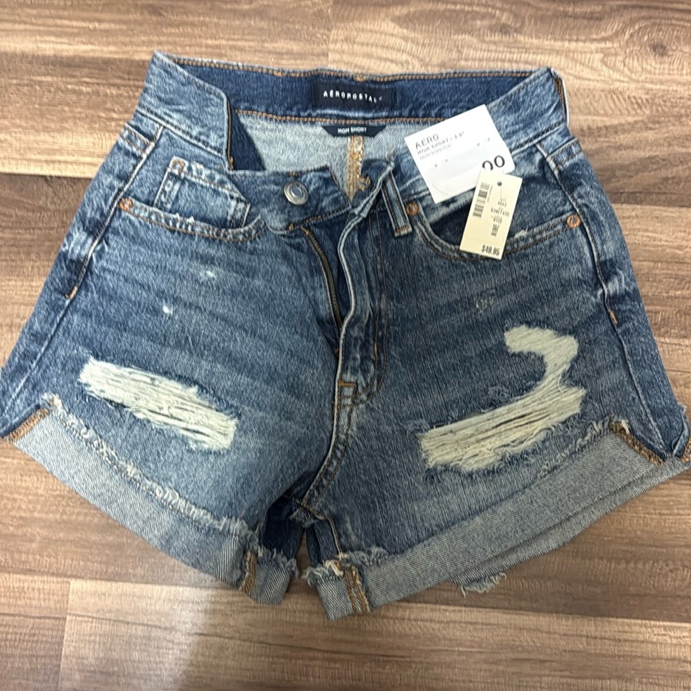 Aeropostale Blue Jean Shorts